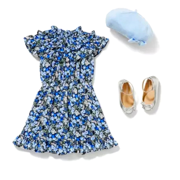 Janie and Jack Other - Janie and Jack Floral Chiffon Dress 18-24M